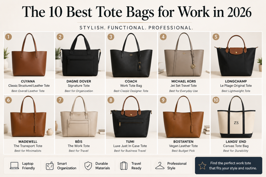 Best Tote Bags for Work