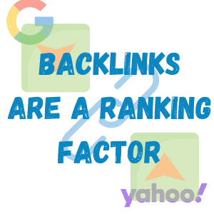 Backlinks are a ranking factor