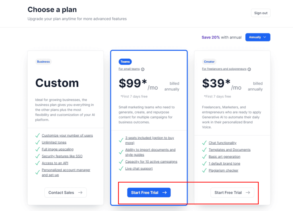 Choose a payment plan